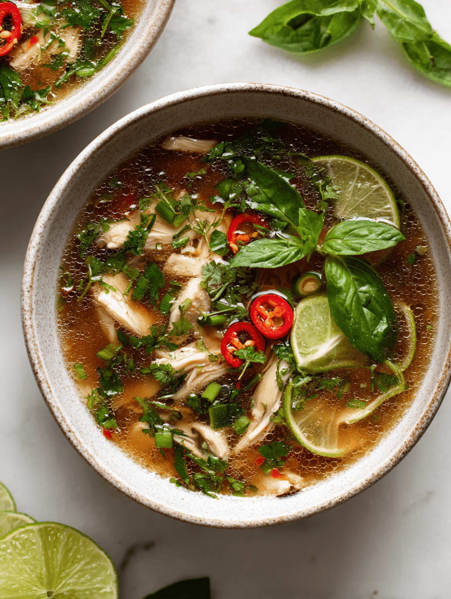 Thai chicken soup recipe