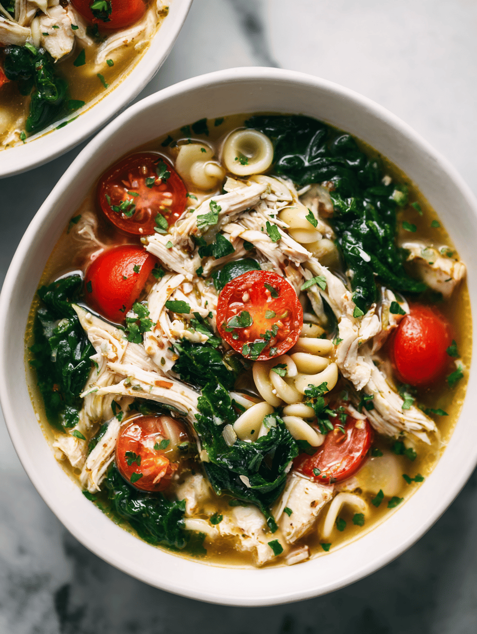 Italian chicken soup recipe
